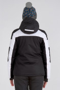 Оптом Женская зимняя горнолыжная куртка черного цвета 19601Ch в Самаре, фото 3