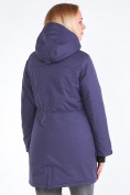 Оптом Куртка парка зимняя женская темно-фиолетового цвета 19621TF, фото 4