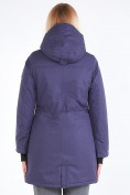 Оптом Куртка парка зимняя женская темно-фиолетового цвета 19621TF, фото 5