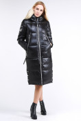 Оптом Куртка зимняя женская классическая черного цвета 1962_01Ch в Перми