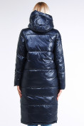 Оптом Куртка зимняя женская классическая темно-синего цвета 1962_02TS, фото 4