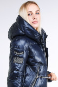 Оптом Куртка зимняя женская классическая темно-синего цвета 1962_02TS, фото 6