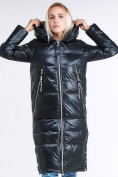 Оптом Куртка зимняя женская классическая темно-серого цвета 1962_03TС, фото 3