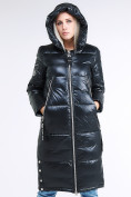 Оптом Куртка зимняя женская классическая темно-серого цвета 1962_03TС, фото 5