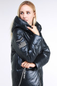 Оптом Куртка зимняя женская классическая темно-серого цвета 1962_03TС, фото 6