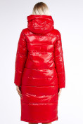 Оптом Куртка зимняя женская классическая красного цвета 1962_14Kr в Перми, фото 7