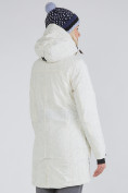 Оптом Куртка парка зимняя женская белого цвета 19622Bl, фото 4