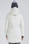 Оптом Куртка парка зимняя женская белого цвета 19622Bl в Самаре, фото 5