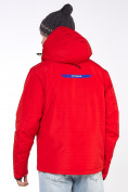Оптом Мужская зимняя горнолыжная куртка красного цвета 1966Kr в  Красноярске, фото 4