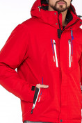 Оптом Мужская зимняя горнолыжная куртка красного цвета 1966Kr в Екатеринбурге, фото 5