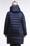 Оптом Куртка зимняя женская классика темно-синего цвета 1968_02TS, фото 5