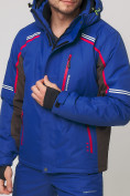 Оптом Мужской зимний горнолыжный костюм MTFORCE синего цвета 01971S, фото 10