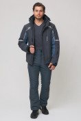 Оптом Мужской зимний горнолыжный костюм MTFORCE темно-серого цвета 01971TC в Перми, фото 2