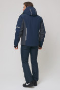 Оптом Мужской зимний горнолыжный костюм MTFORCE темно-синего цвета 01971TS в Сочи, фото 3