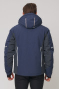 Оптом Мужская зимняя горнолыжная куртка MTFORCE темно-синего цвета 1971-1TS, фото 6