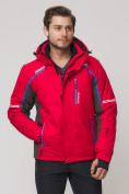 Оптом Мужской зимний горнолыжный костюм MTFORCE красного цвета 01971Kr, фото 6