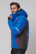 Оптом Мужской зимний горнолыжный костюм MTFORCE голубого цвета 01971Gl, фото 8