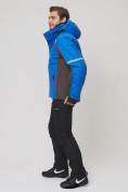 Оптом Мужской зимний горнолыжный костюм MTFORCE голубого цвета 01971Gl в Новосибирске, фото 4