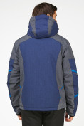 Оптом Мужская зимняя горнолыжная куртка синего цвета 1972-1S в Казани, фото 5
