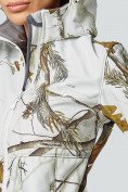Оптом Ветровка softshell женская белого цвета 1977Bl в Сочи, фото 6