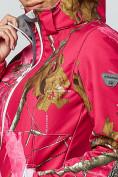 Оптом Ветровка softshell женская розового цвета 1977R в Ростове-на-Дону, фото 5
