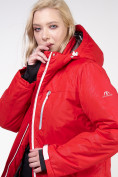 Оптом Костюм горнолыжный женский большого размера красного цвета 021982Kr в Самаре, фото 8