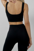 Оптом Спортивный костюм для фитнеса женский черного цвета 20006Ch, фото 15