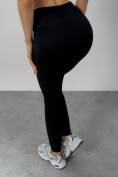 Оптом Спортивный костюм для фитнеса женский черного цвета 20006Ch в Воронеже, фото 24