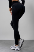 Оптом Спортивный костюм для фитнеса женский черного цвета 20007Ch в Волгоградке, фото 21