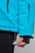 Оптом Горнолыжная куртка женская зимняя синего цвета 2002S в Казани, фото 7