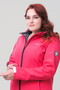 Оптом Костюм женский MTFORCE большого размера розового цвета 02003R в Воронеже, фото 9