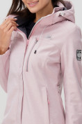 Оптом Ветровка MTFORCE женская розового цвета 2022R, фото 10