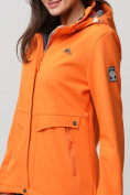 Оптом Ветровка MTFORCE женская оранжевого цвета 2032O в Екатеринбурге, фото 6