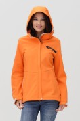 Оптом Ветровка MTFORCE женскаяоранжевого цвета 2034O, фото 8
