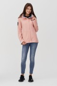 Оптом Ветровка MTFORCE женскаярозового цвета 2034R, фото 2