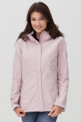 Оптом Ветровка MTFORCE женскаярозового цвета 2035R, фото 5