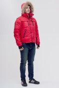 Оптом Куртка и безрукавка Valianly красного цвета 2064Kr в Перми, фото 9