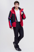Оптом Горнолыжная куртка MTFORCE красного цвета 2071Kr, фото 3