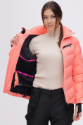 Оптом Горнолыжная куртка MTFORCE персикового цвета 2081P, фото 17