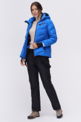 Оптом Горнолыжная куртка MTFORCE синего цвета 2081S, фото 2