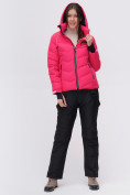 Оптом Горнолыжная куртка MTFORCE розового цвета 2081R, фото 8