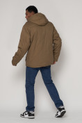Оптом Куртка зимняя мужская классическая стеганная бежевого цвета 2107B в Казани, фото 4