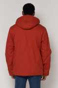 Оптом Куртка зимняя мужская классическая стеганная оранжевого цвета 2107O в Екатеринбурге, фото 8