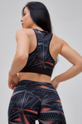 Оптом Спортивный костюм для фитнеса женский темно-серого цвета 21102TC, фото 24