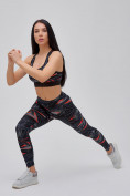 Оптом Спортивный костюм для фитнеса женский темно-серого цвета 21102TC в Воронеже, фото 12