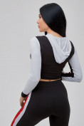Оптом Спортивный костюм для фитнеса женский черного цвета 21111Ch в Самаре, фото 16