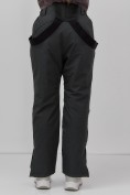 Оптом Брюки горнолыжные женские утепленные черного цвета 2111Ch, фото 4