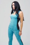 Оптом Спортивный костюм для фитнеса женский голубого цвета 21130Gl в Самаре, фото 10