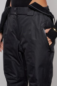 Оптом Полукомбинезон утепленный женский большого размера черного цвета 211Ch в Тольятти, фото 9