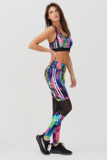 Оптом Спортивный костюм для фитнеса женский салатового цвета 212903Sl в Уфе, фото 3